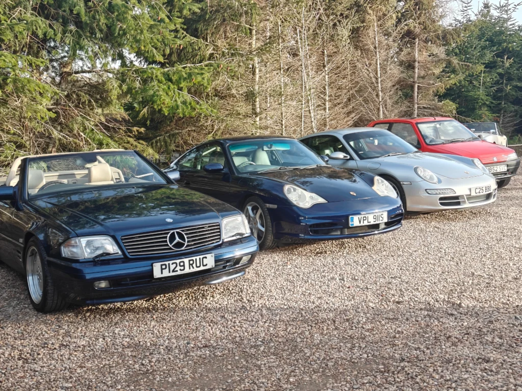 Some of the cars on our last meet of 2025